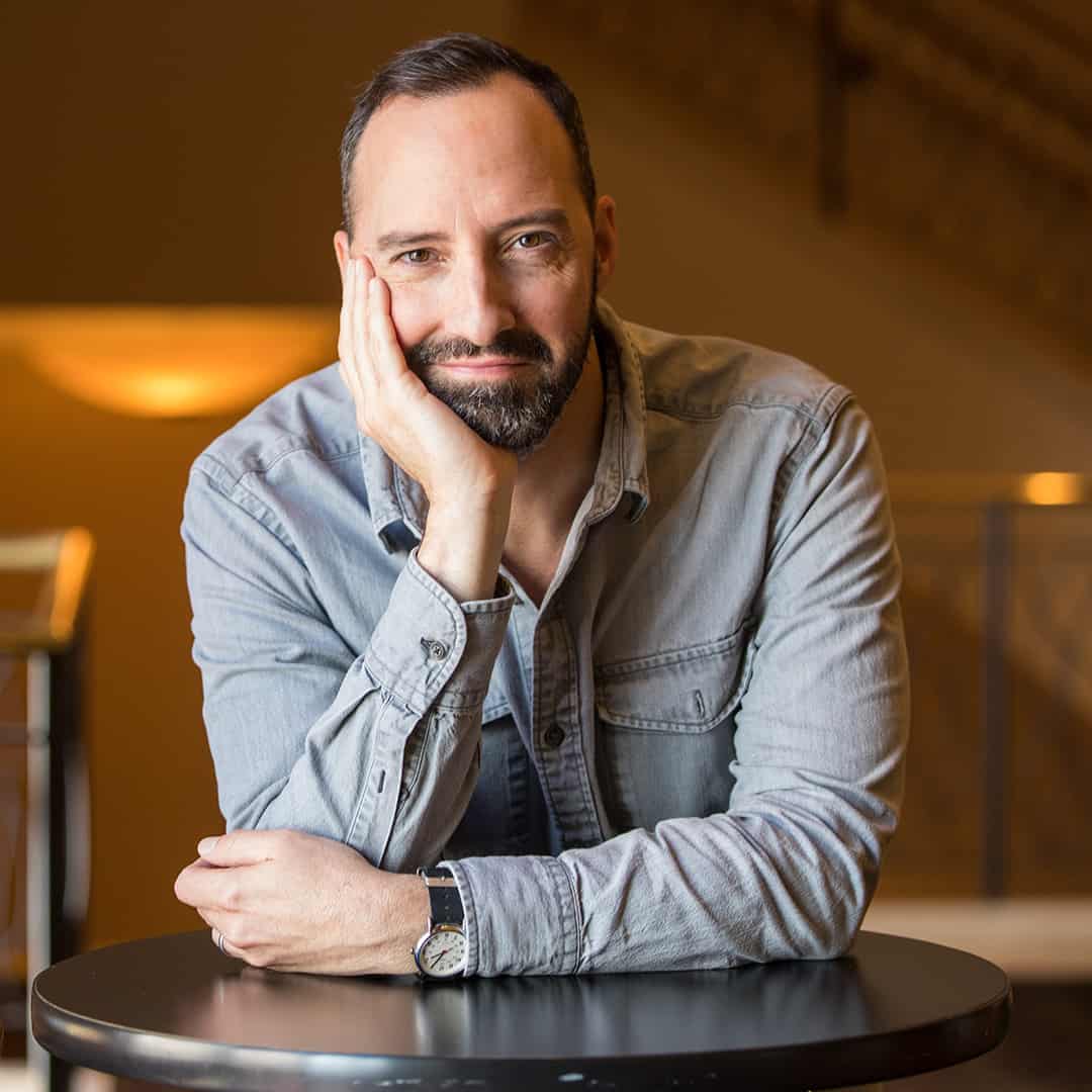 Portrait of Tony Hale when he was starring in "Wakey Wakey" at A.C.T. in San Francisco