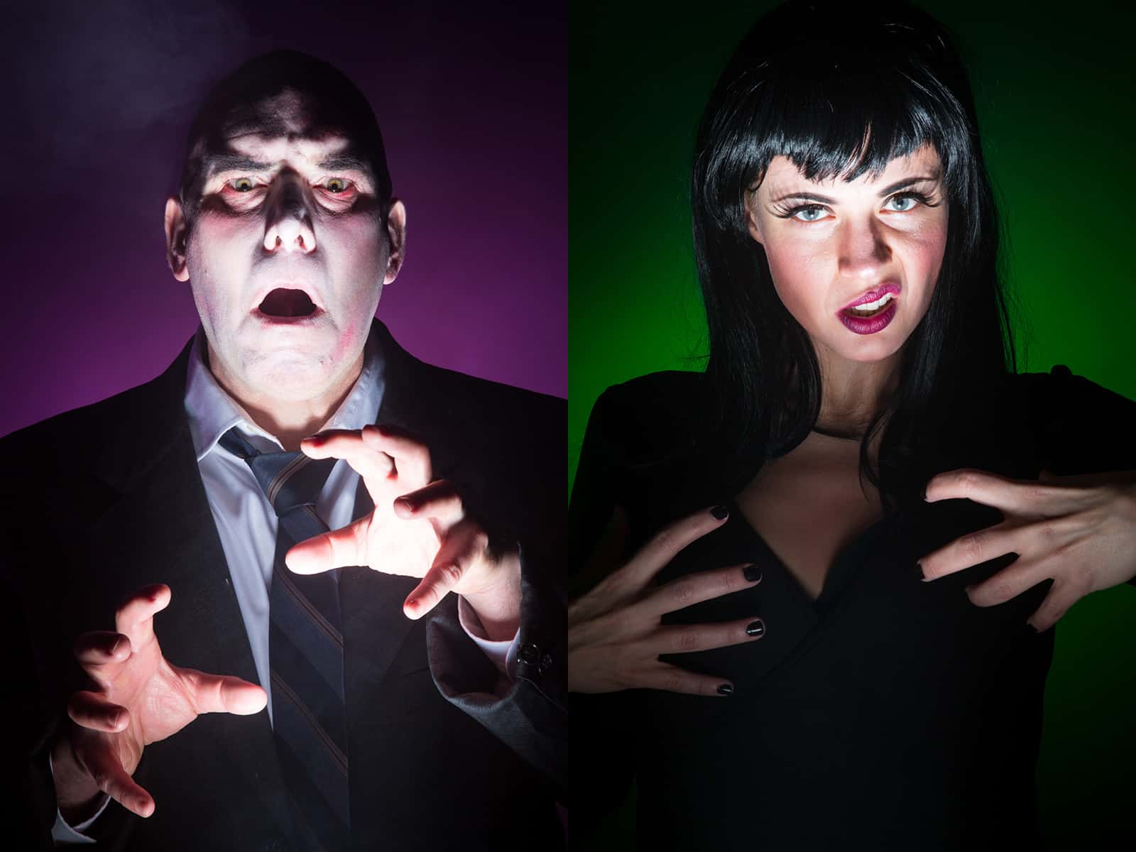 promotional image for a production of Plan 9 from Outer Space for Impact Theatre